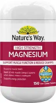 BIG W Nature's Way High Strength Magnesium 150 Tablets offer
