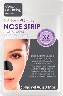 BIG W Skin Republic Charcoal Nose Strips 6 Pack offer