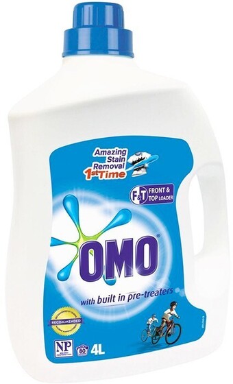 BIG W Omo Laundry Liquid 4-Litre offer