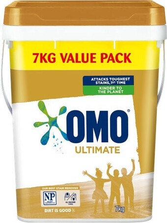 BIG W Omo Ultimate Laundry Detergent Front & Top Loader 7kg offer