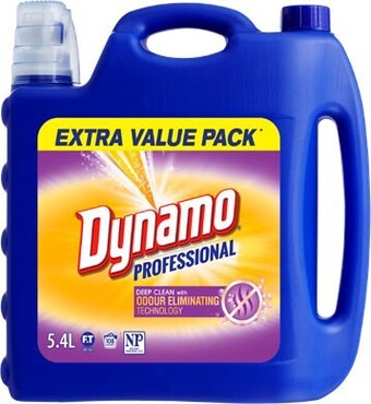 BIG W Dynamo Professional Liquid Laundry Detergent 5.4L offer