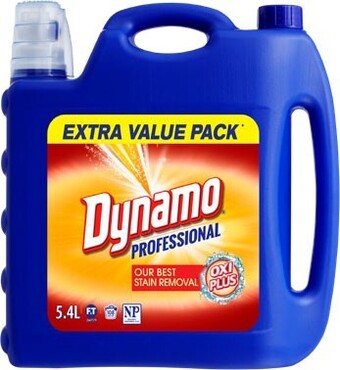 BIG W Dynamo Professional Oxi Plus Laundry Detergent 5.4L offer