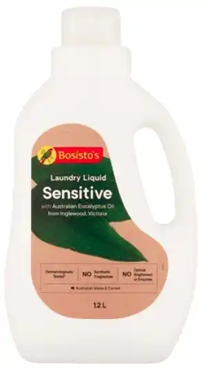 BIG W Bosisto’s Sensitive Laundry Liquid 1.2-Litre offer