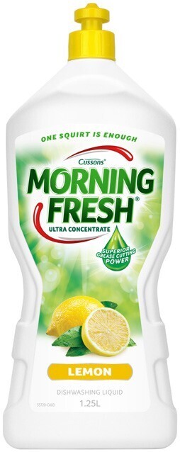 BIG W Morning Fresh Dishwashing Liquid 1.25L - Lemon offer