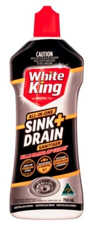 BIG W White King Sink & Drain Sanitiser 750mL offer