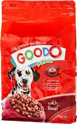 BIG W Goodo Dog Food 3kg - Beef offer