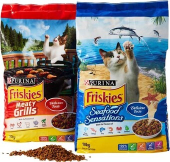 BIG W Friskies Dry Cat Food Varieties 10kg offer