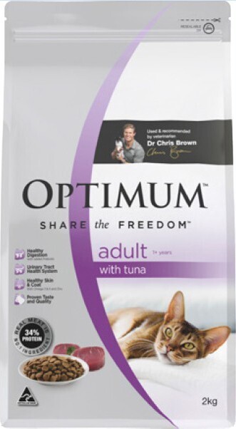 BIG W Optimum Ocean Fish Dry Cat Food 2kg offer
