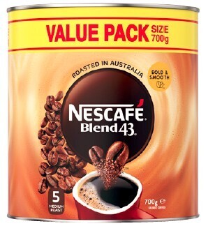 BIG W Nescafé Blend 43 700g offer