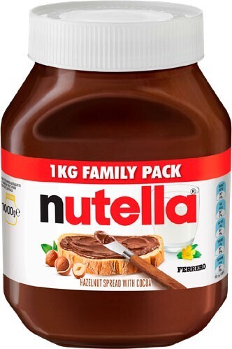 BIG W Nutella Hazelnut Chocolate Spread Family Pack 1kg offer