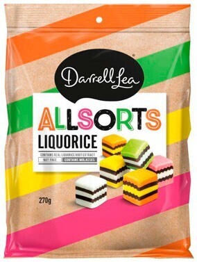 Darrell Lea Liquorice Allsorts 270g