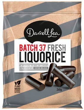 Darrell Lea Batch 37 Liquorice 260g