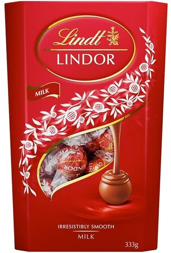 BIG W Lindt Lindor Milk 333g offer