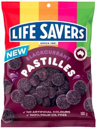 BIG W Life Savers Black Currant Pastilles 180g offer