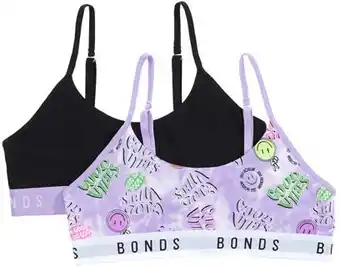 BIG W Bonds Kids 2-Pack Crops offer