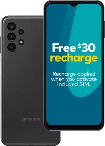 BIG W Optus Samsung A13 128GB 4G - Black offer