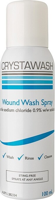 Crystawash Wound Wash Spray 100mL