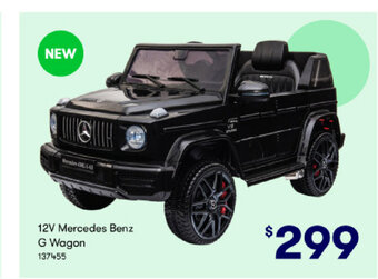 BIG W 12V Mercedes Benz G Wagon offer