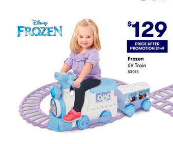 BIG W Frozen 6V Train offer