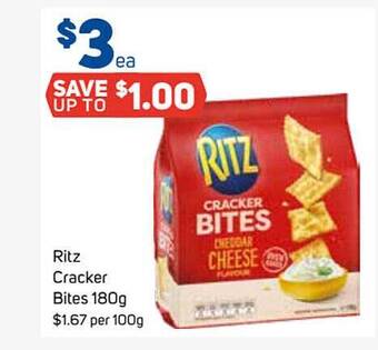 Foodland Ritz Cracker Bites 180g offer