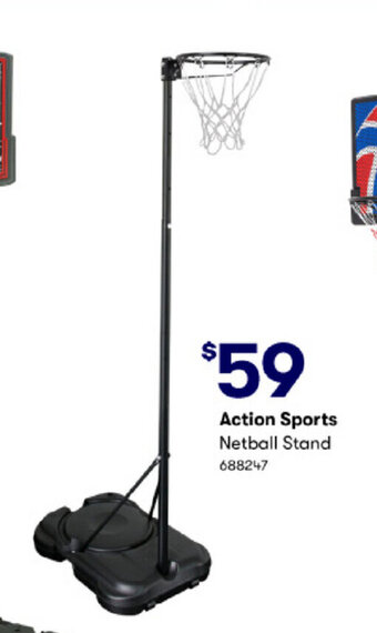 BIG W Action Sports Netball Stand offer