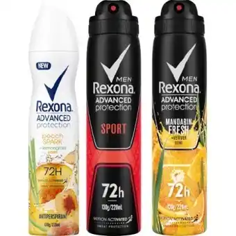 BIG W 1/2 Price on Selected Rexona offer