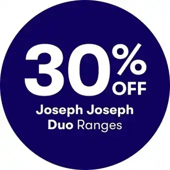 BIG W 30% off Joseph Joseph Duo Ranges offer