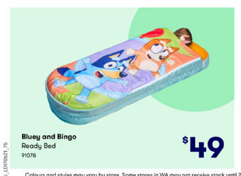 Bluey and Bingo Ready Bed