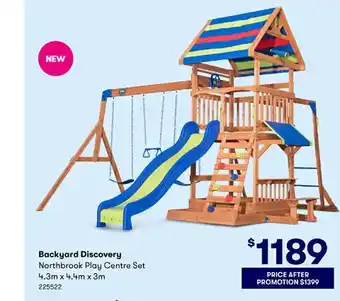 Backyard Discovery Northbrook Play Centre Set