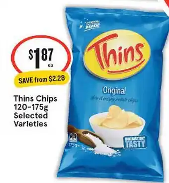 IGA Thins Chips offer