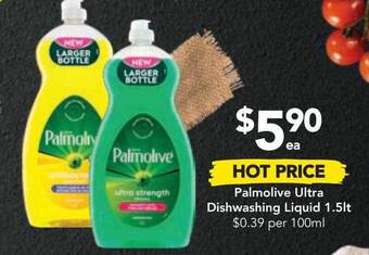 Drakes Palmolive Ultra Dishwashing Liquid 1.5Lt offer
