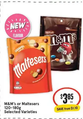 IGA M&m's Or Maltesers offer