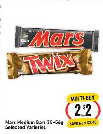 IGA Mars Medium Bars offer