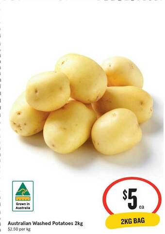 IGA Australian Washed Potatoes 2kg offer