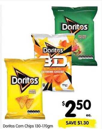 Spar Doritos Corn Chips offer