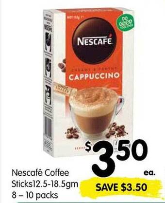 Spar Nescafé Coffee Sticks offer