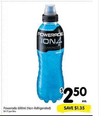 Spar Powerade 600ml offer