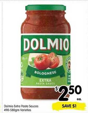 Dolmio Extra Pasta Sauces