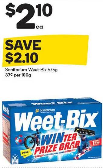 Woolworths Sanitarium Weet-Bix 575g offer