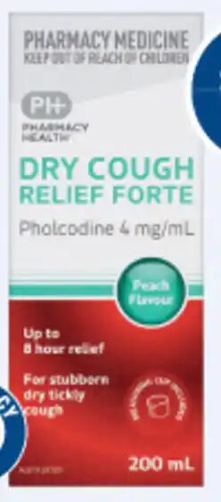 Pharmacy Health Dry Cough Relief Forte 200ml