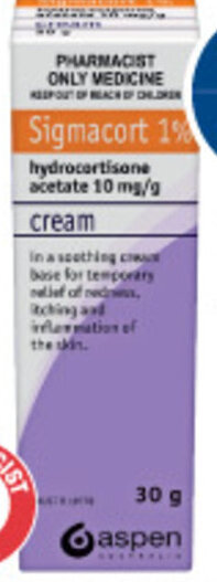 Sigmacort 1% Cream 30g