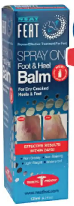 Neat Feat Spray On Foot & Heal Balm 125ml