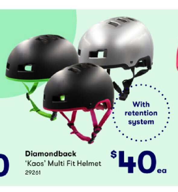 Diamondback Kaos Multi Fit Helmet offer 