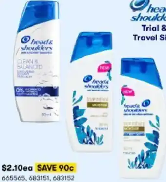 BIG W Head & Shoulder 665565, 683151, 683152 offer