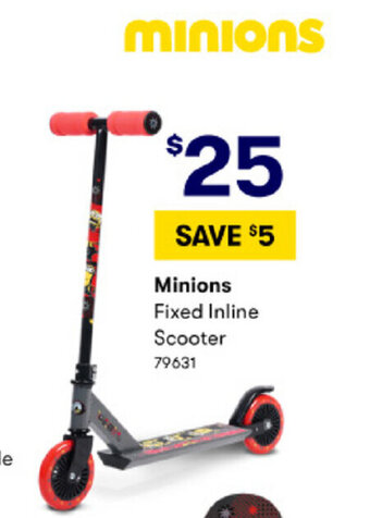 Minions Fixed Inline Scooter