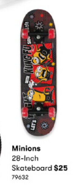 BIG W Minions 28-Inch Skateboard offer