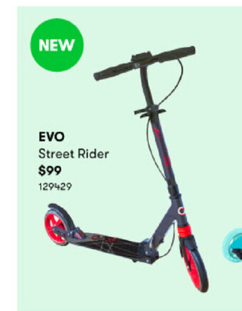 BIG W EVO Street Rider offer