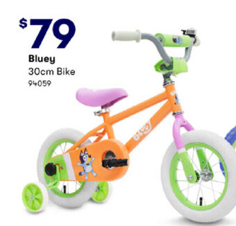 BIG W Bluey 30cm Bike offer