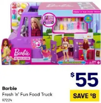 BIG W Barbie Fresh 'N' Food Truck 97224 offer