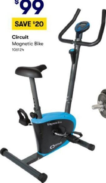 BIG W Circuit Magnetic Bike 106124 offer